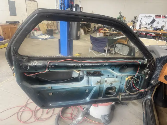 Driver's door, inner skin