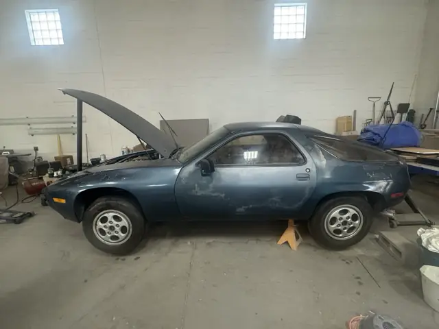 Driver's side profile, hood open
