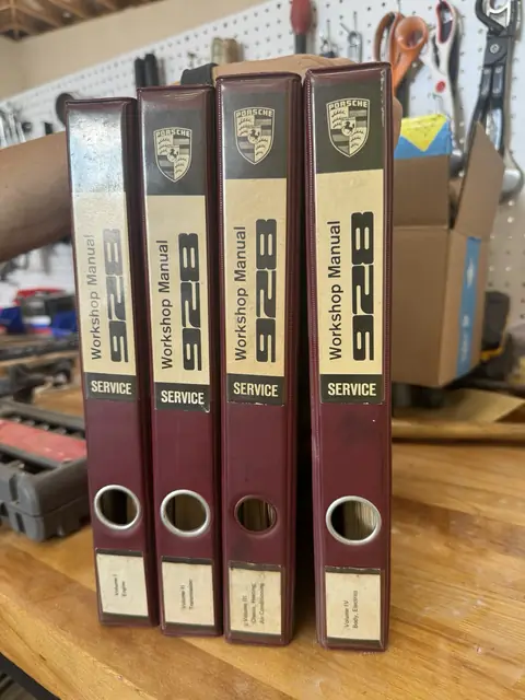 Factory workshop manuals, Vol. I–IV