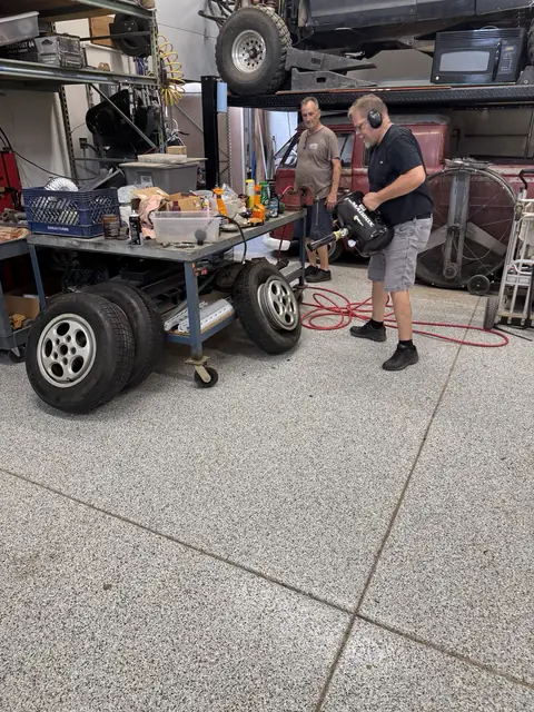 The phone-dial wheels, off and stacked